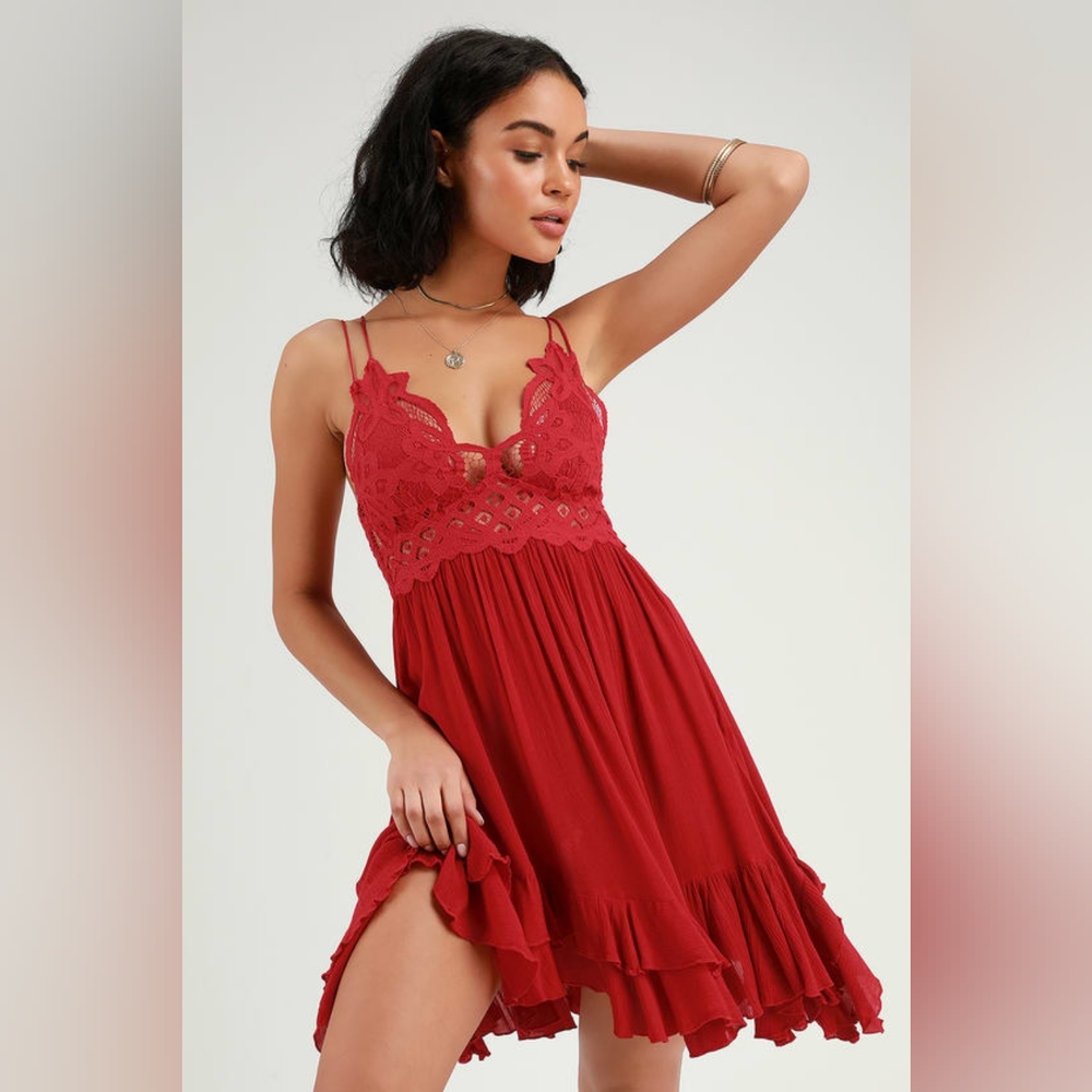 Free People "Adella" Slip Dress Size S